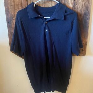 J.Crew Navy Boucle Polo